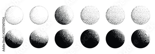 Photos Lunar Cycle Progression: A visual representation of the moon's phases, from new moon to full moon