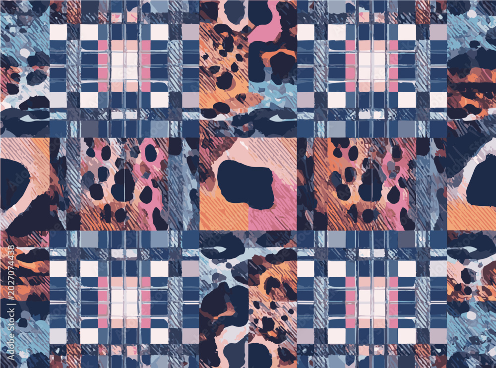 Obraz premium abstract animal skin pattern vector