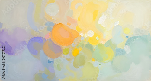 Canvas Print colorful, abstract, oilpaint, brushstroke, texture, artistic, paint, acrylic, vi