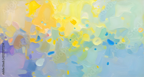 Obraz na plátne colorful, abstract, oilpaint, brushstroke, texture, artistic, paint, acrylic, vi