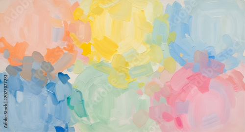 Slika na platnu oilpaint, abstract, brushstroke, colorful, texture, artistic, paint, acrylic, vi