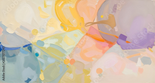 Εκτύπωση καμβά oilpaint, abstract, brushstroke, colorful, texture, artistic, paint, acrylic, vi