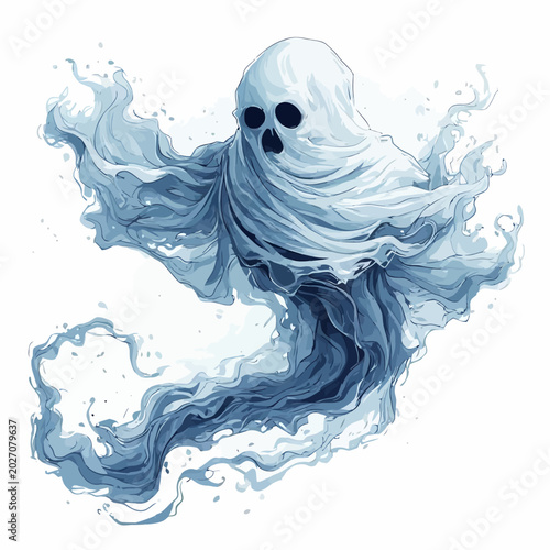 Abstract Ghost Design Very Cool