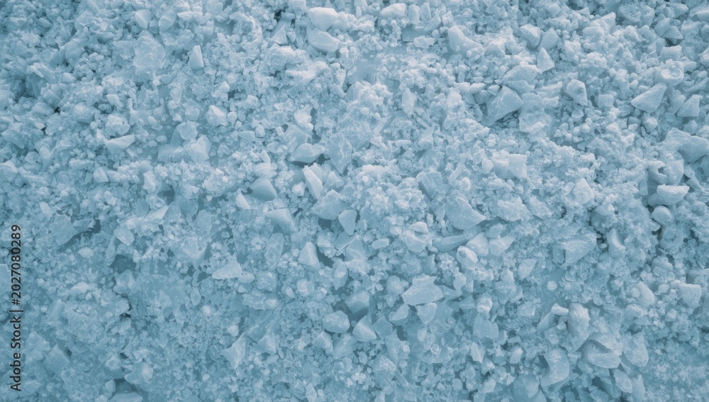 Obraz premium Aerial look at rough white salt granules