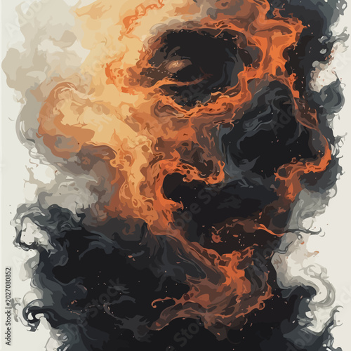 Abstract Ghost Design Very Cool