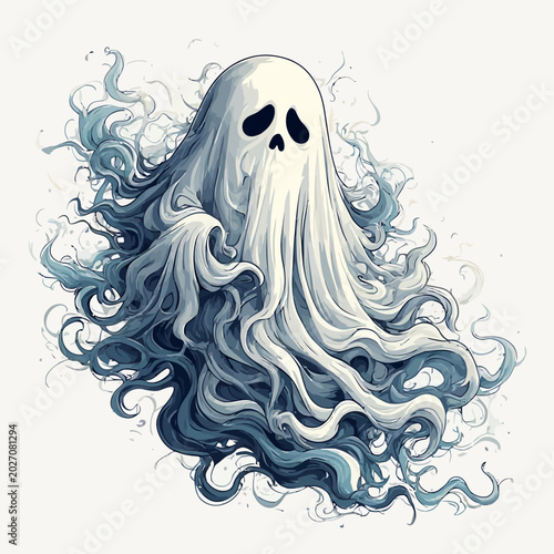 Abstract Ghost Design Very Cool