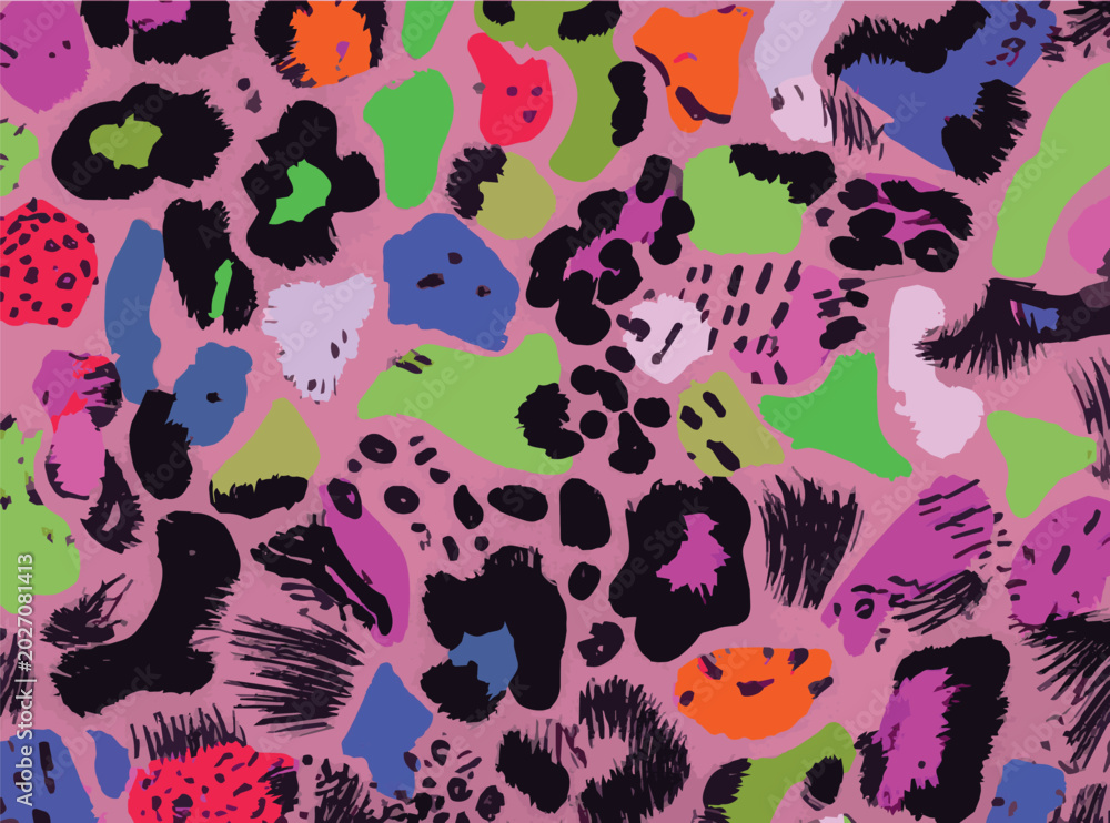 Obraz premium abstract animal skin pattern vector