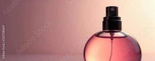 Close-up of a sleek, modern perfume sprayer bottle, poised for application A fine mist is subtly visible, highlighting the elegant design and luxurious feel , design, gold