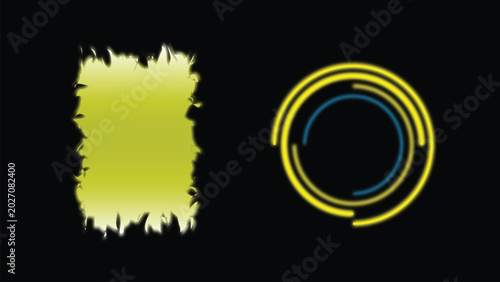 Modern Abstract Paper Cut Layered Background with Clean Geometric Circles