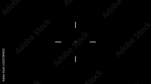 Crosshair target icon for focus concept design