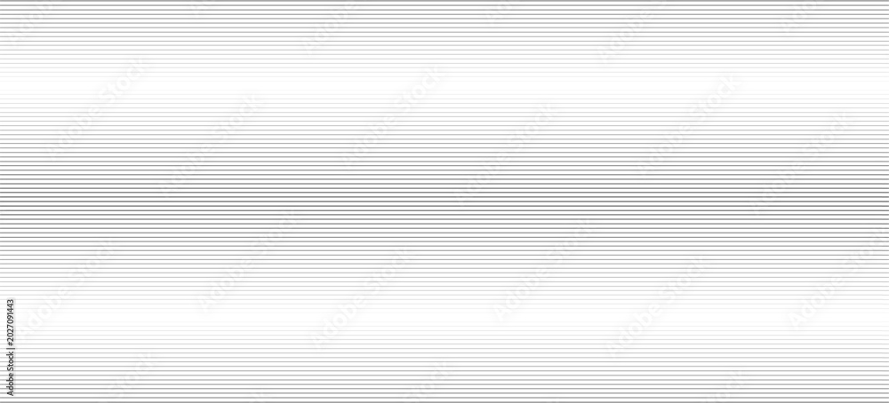 Fototapeta premium Narrow black-white vertical lines. Symmetric geometric ornament. Striped seamless pattern, abstract wallpaper. Digital paper for textile print, page fill. Vector