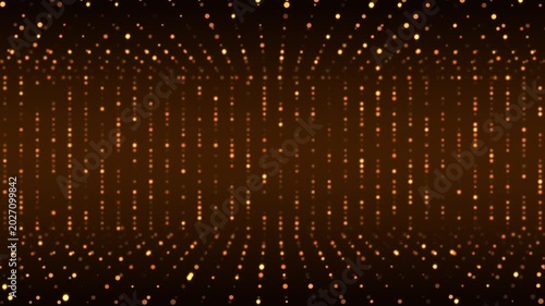 Golden Glitter Light Wall ,Abstract Gold Particle Lines for Intro animation , Stage Backdrop, Event Visuals, and Dynamic social media motion Background
