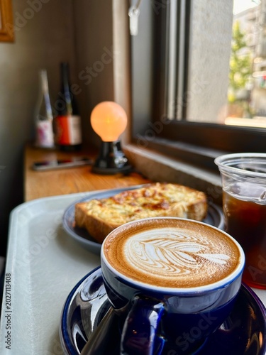 breakfast with coffee