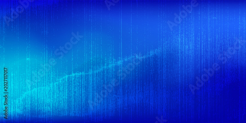 Canvas Print abstract digital background featuring a vibrant blue gradient that ranges from a
