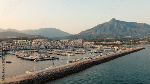 Photos Puerto banus marina and la concha mountain in marbella, spain