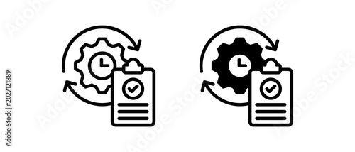 Consistent Result Icon Collection line & Mixed Style icon 