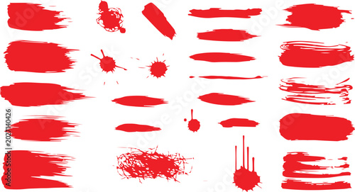 Cuadro en lienzo ink splashes