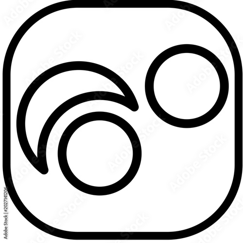 Принти на полотні cam eye moon icon, lol icon, cute shape for modern icon