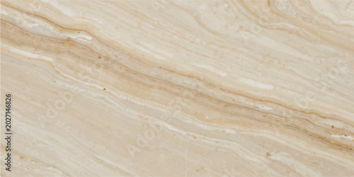 Billede på lærred Travertine texture background, a natural stone pattern with flowing veins of creamy beige and warm brown, evoking a sense of elegance and earthiness