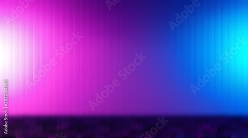 Foto Neon light background, purple and blue gradient for music festival and nightlife