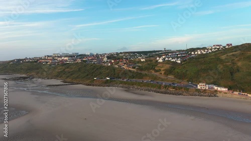 Aerial View of Equihen Beach, Côte d’Opale, France