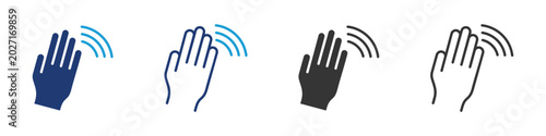 Fotografía Outreach icon set collection multi-style.