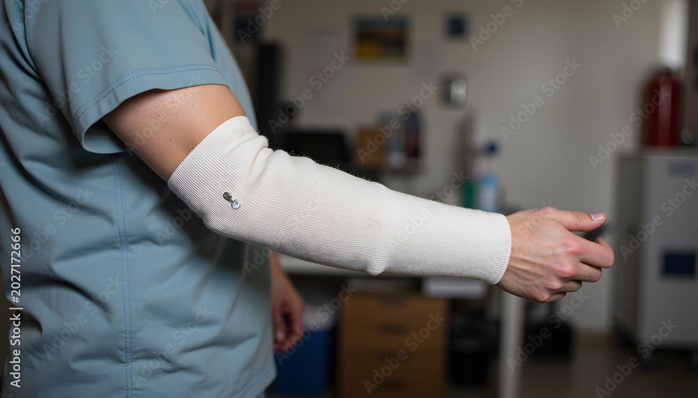 Fototapeta premium Doctor checking a patient blood pressure with a nurse assisting nearby