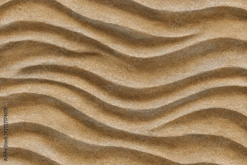 Rippled Sand Close Up Natural Wave Pattern With Light And Shadow Texture Background