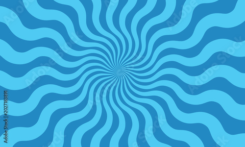 Sunburst Background. Blue sun burst pattern design. sunburst ray pattern for banner, poster, flyer etc