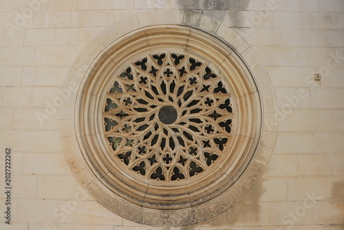 gothic window in Portuguese monument