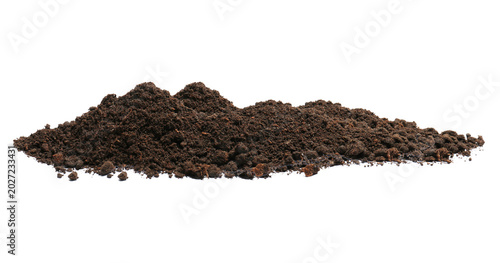 Bild auf Leinwand Soil Banner side view - Transparent PNG Background
