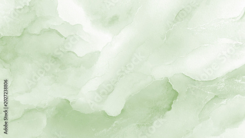 Foto Beautiful green and white watercolor texture with soft blended pastel colors
