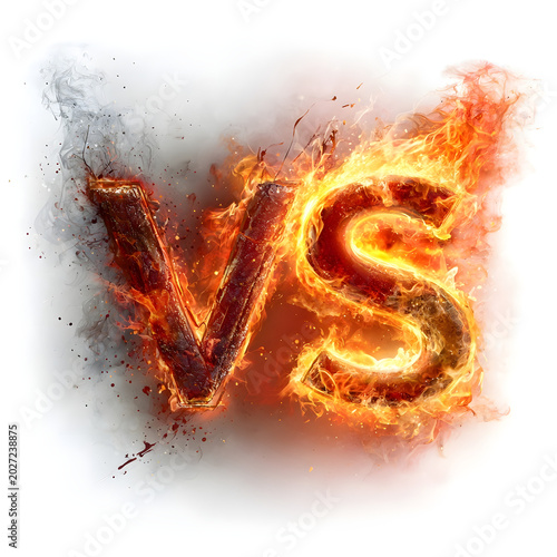 Burning heart symbol glowing with fiery flames and smoke on black background