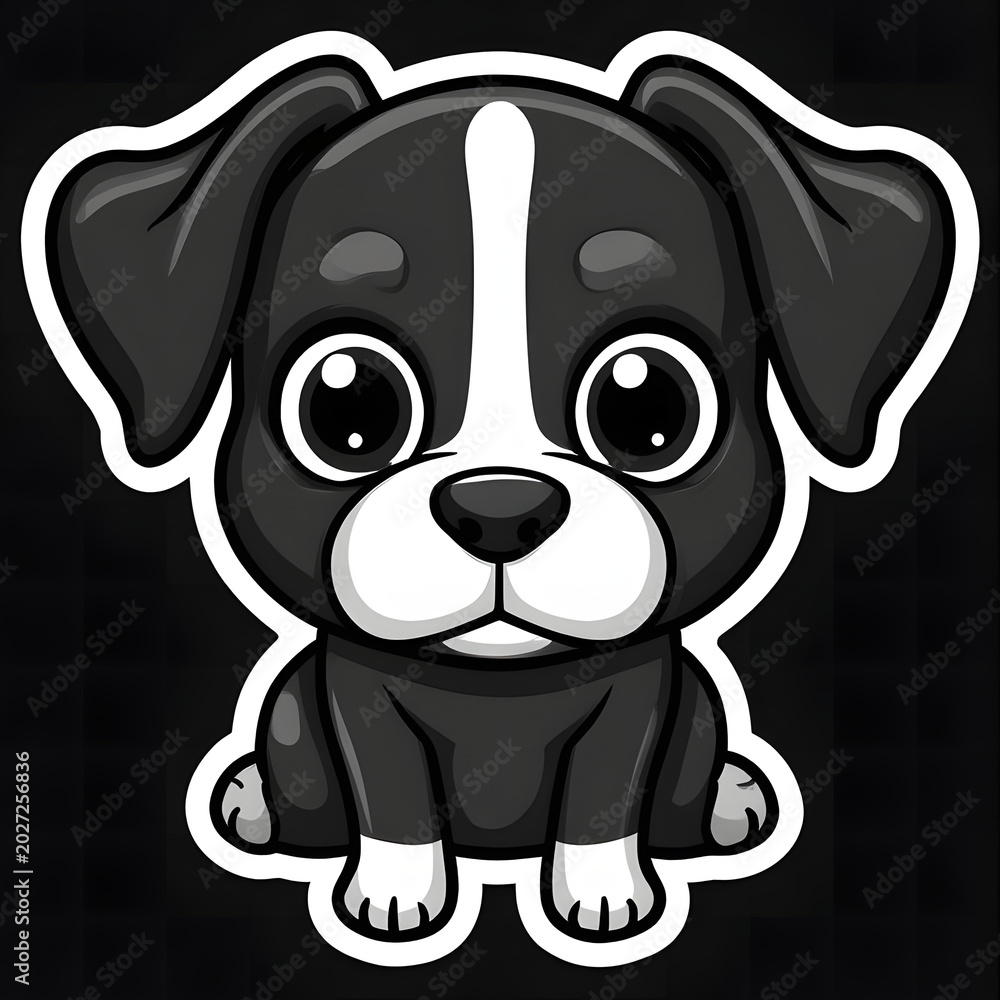 Fototapeta premium Cute cartoon panda bear baby holding bamboo in a funny vector illustration style