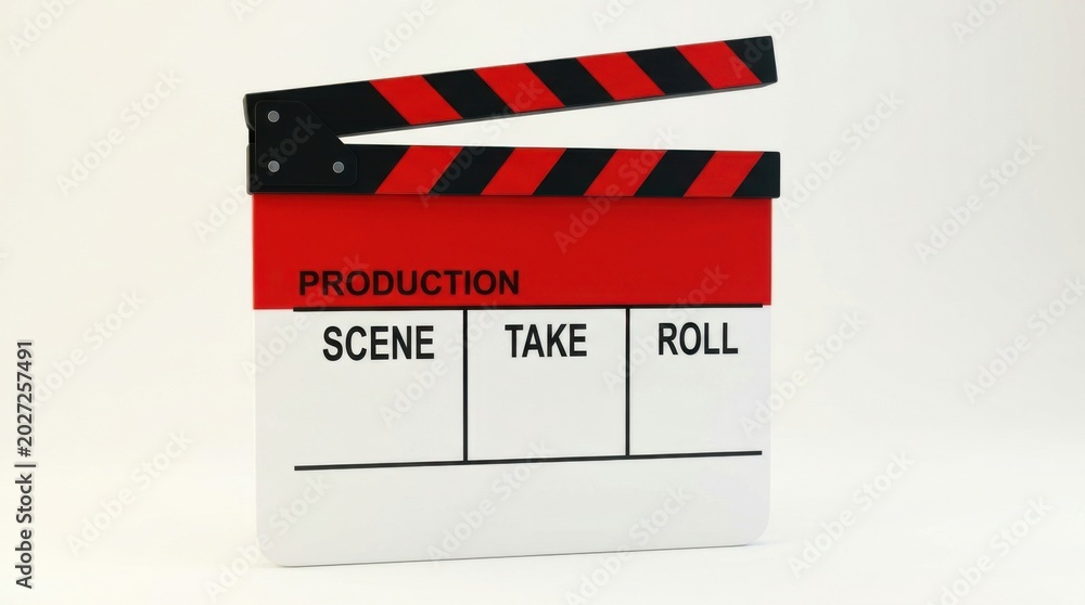 Naklejka premium Professional Film Clapperboard