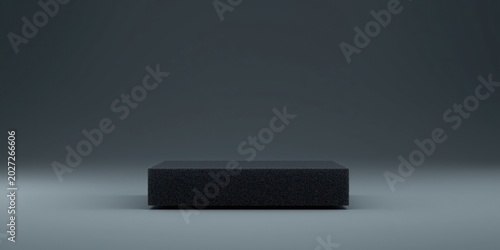 Black sponge smooth surface...