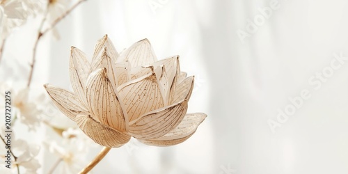Artificial lotus blossom or...