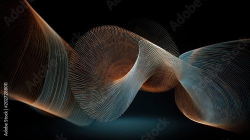 abstract concept, smooth shapes, fluid geometry, modern aesthetic, geometric flow