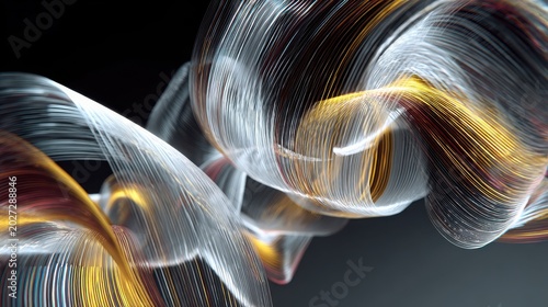 abstract concept, smooth shapes, fluid geometry, modern aesthetic, geometric flow