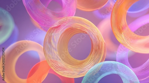 abstract geometry, floating shapes, modern abstract, geometric art, 3d shapes, 