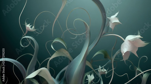 abstract geometry, floating shapes, modern abstract, geometric art, 3d shapes, 
