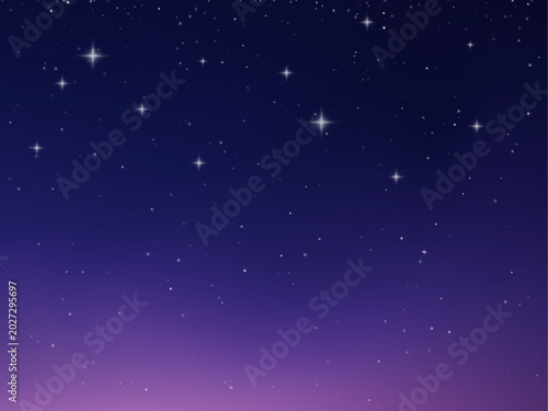 Cuadro en lienzo The Milky Way rises over a quiet village under the night sky
