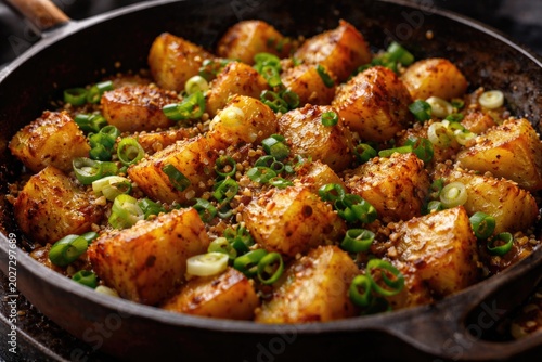 Twice cooked potato featuri...