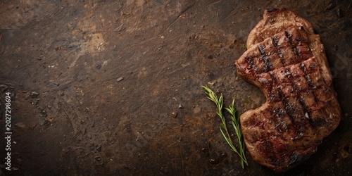 Charred beef fillet steak g...