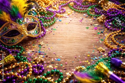 Joyful Mardi Gras decoratio...