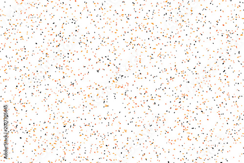 Foto Abstract terrazzo seamless pattern with orange and black chips