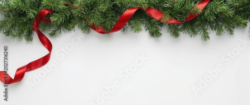 Christmas pine garland ador...