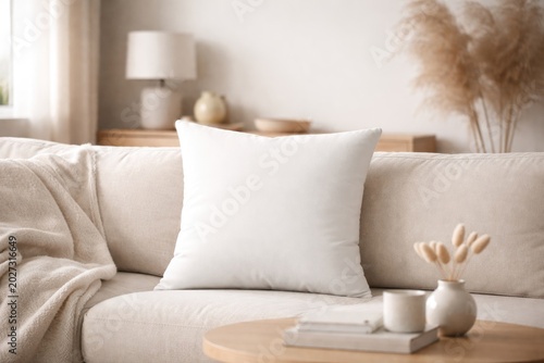 Minimalist room featuring w...