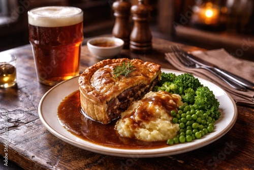 Wholesome pub cuisine featu...