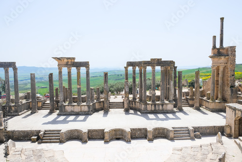 Картината върху платно ruínas romanas gregas antigas estátua clássica
